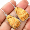 Natural Picture Jasper Earrings E-1001 SDE68720