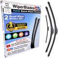 2023 Jeep Compass Wiper Blades w/1yr Wear Warranty (Set of 3) w/Rear Wipers